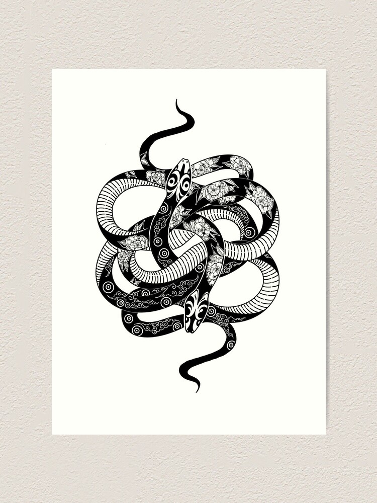 Neverending Story Snake Emblem Temporary Tattoo Fake Tattoos ...