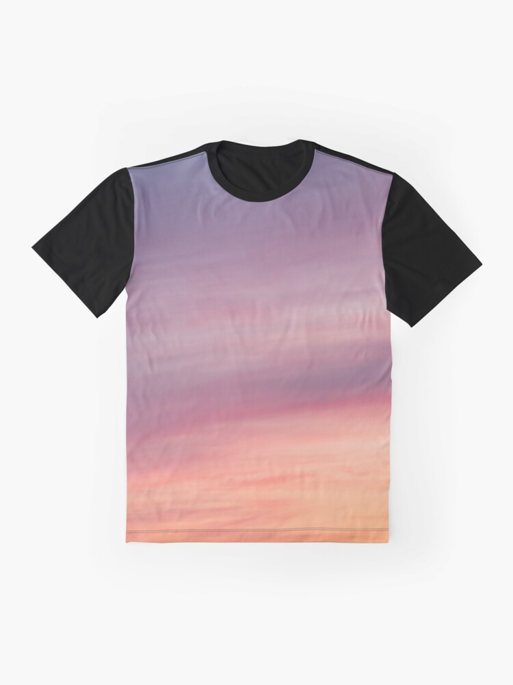 Alternate view of Colorful sunset clouds at dusk sky scape Graphic T-Shirt