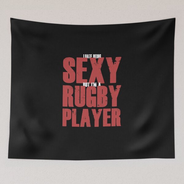 Item preview, I hate being sexy Graphic for a Rugby Player and Fan designed and sold by surfingfun.
