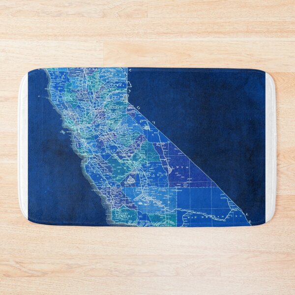 Item preview, California 1898 blue 2 designed and sold by drawspots.