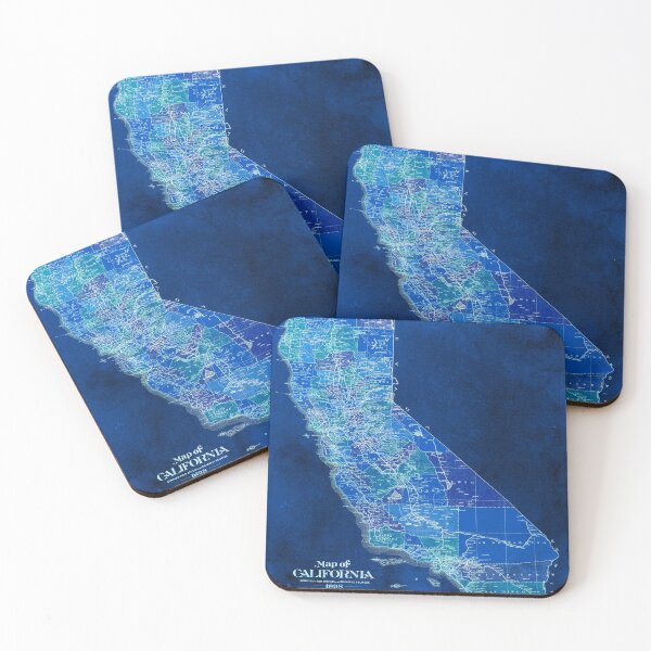 Item preview, California 1898 blue 2 designed and sold by drawspots.