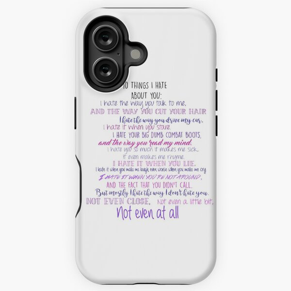 Item preview, 10 Things I Hate about You  designed and sold by doodle189.
