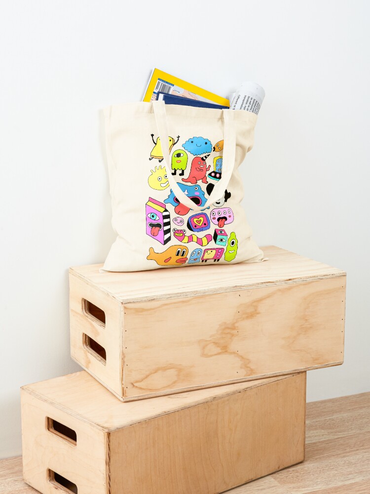 Alternate view of I love monsters Tote Bag