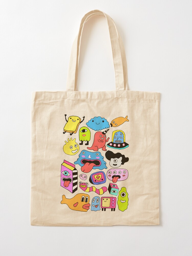 Alternate view of I love monsters Tote Bag
