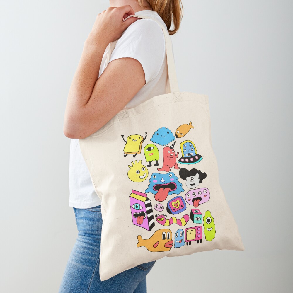 I love monsters Tote Bag