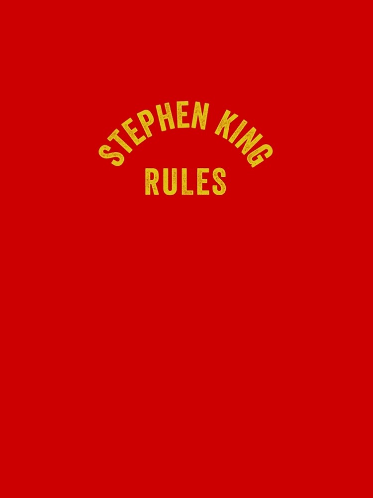 Stephen king shop rules shirt