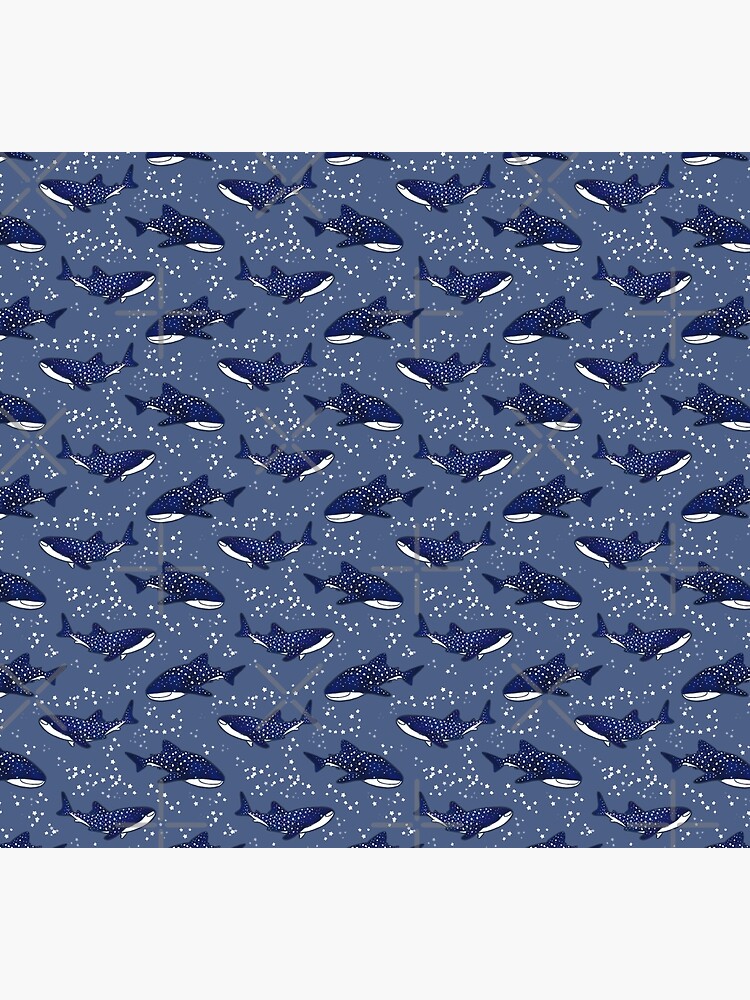 Starry Whale Sharks (Dark version) by soyrwoo