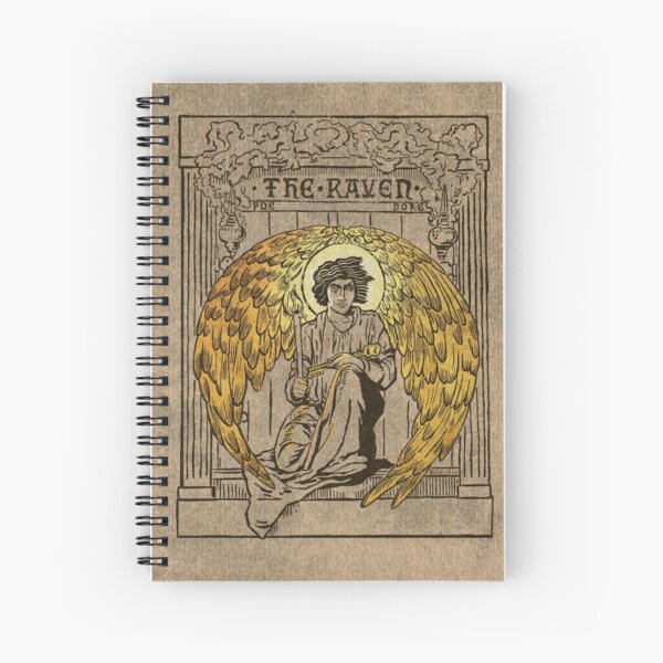 El Cuervo. Portada de la edición de 1884 Cuaderno de espiral