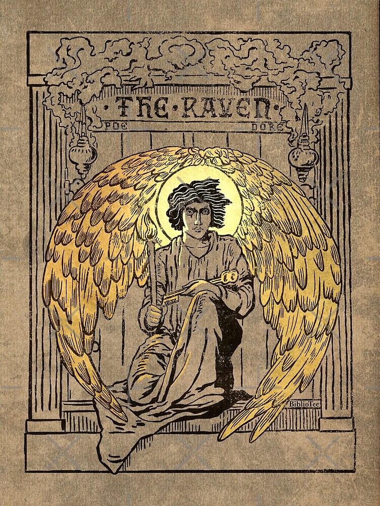 El Cuervo. Portada de la edición de 1884 de bibliotee