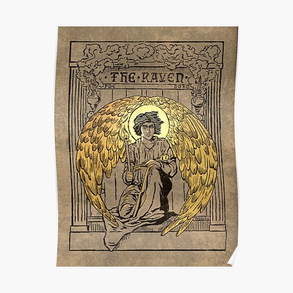 El Cuervo. Portada de la edición de 1884 Póster