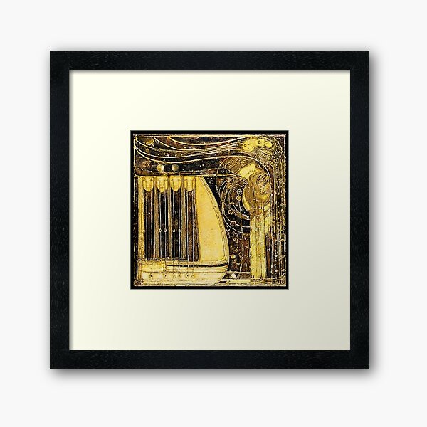 Opera Of The Winds. 1903. Margaret Macdonald Mackintosh. Glasgow Style. Glasgow School. Framed Art Print