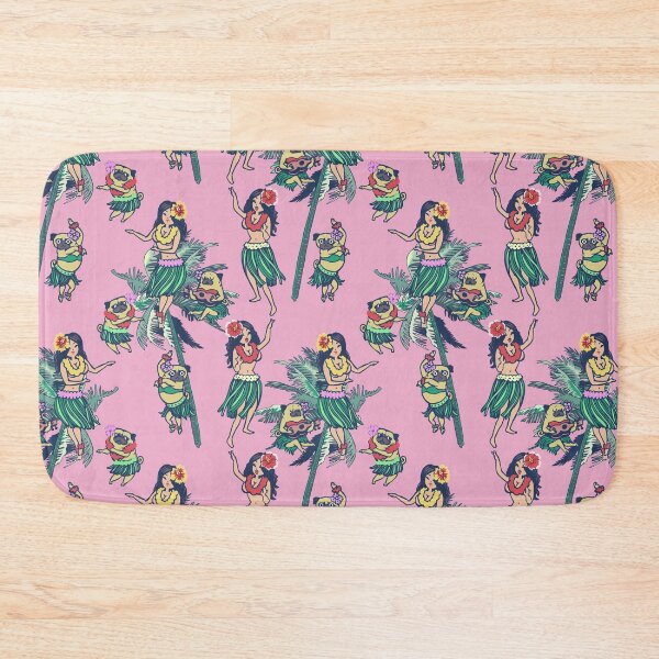 Item preview,  Hawaii Hula with The Pug designed and sold by Huebucket.