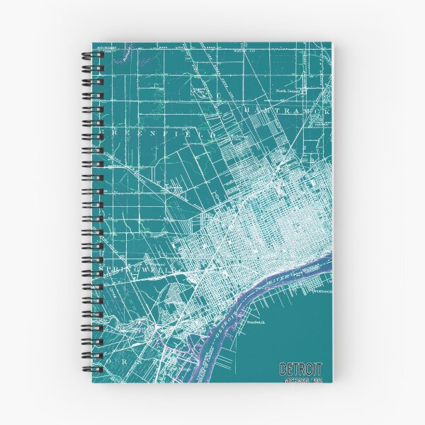 Item preview, Detroit Michigan 1905 green designed and sold by drawspots.