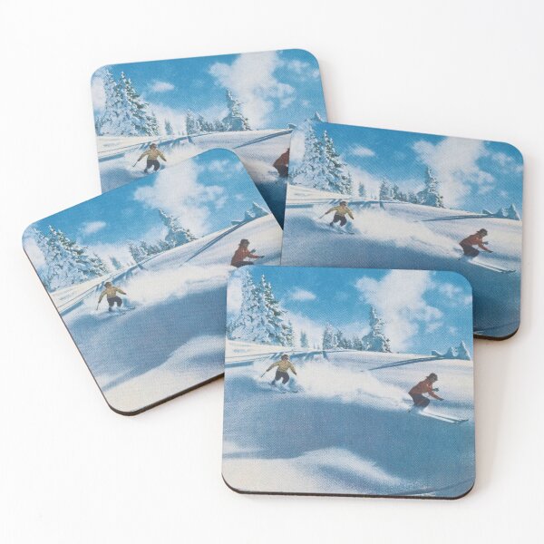 Item preview, Berner Oberland, Switzerland Vintage Ski Poster designed and sold by vintagevivian.