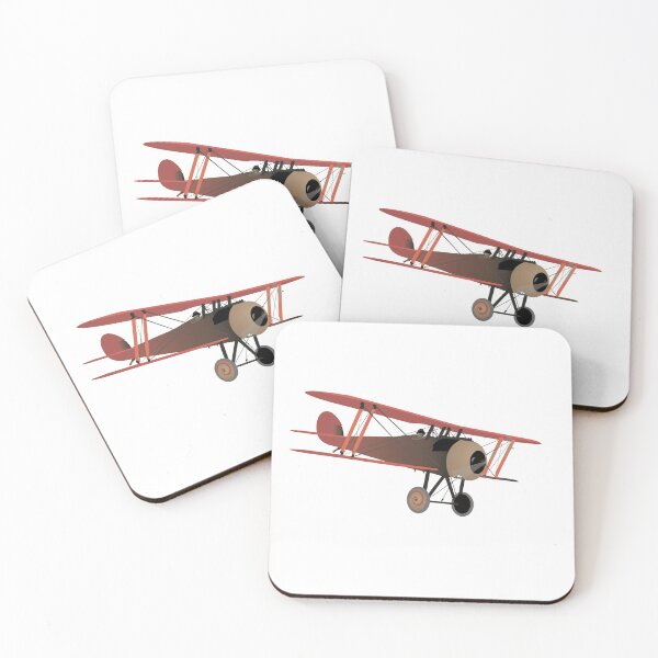 Item preview, Red World War I Biplane designed and sold by NorseTech.