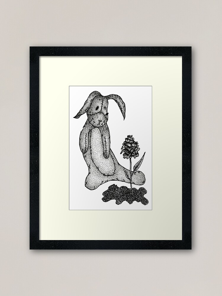 "Velveteen Rabbit " Framed Art Print for Sale by AlabasterInk Redbubble