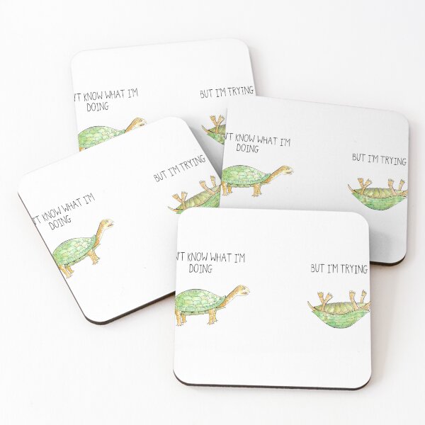 Item preview, I DON'T KNOW WHAT I'M DOING ... but I'm trying designed and sold by Laura Bosley.