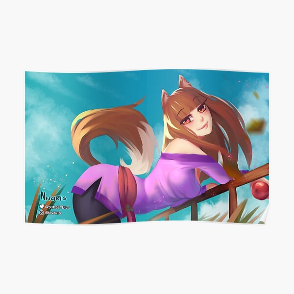 Holo pinup from Spice and Wolf Poster