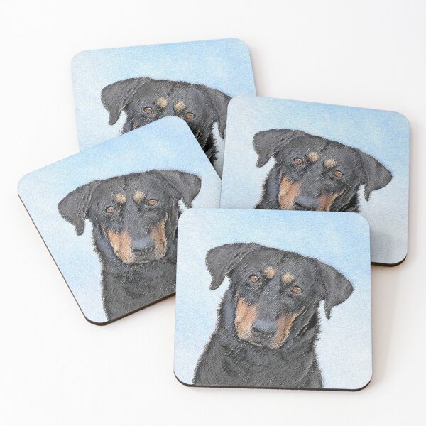 Item preview, Beauceron Painting - Cute Original Dog Art designed and sold by alpendesigns.