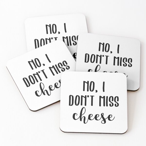 Item preview, Vegan quotes - No, I don't miss cheese designed and sold by doodle189.