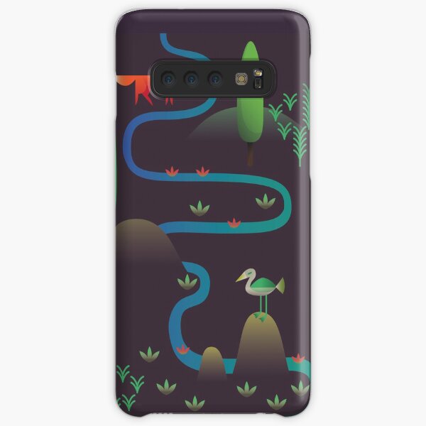 Landscape - Fox and Stream 2 (Pattern) Samsung Galaxy Snap Case
