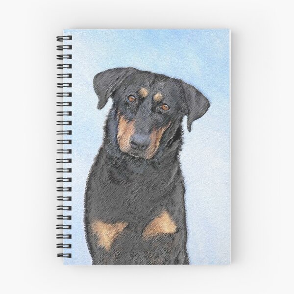 Item preview, Beauceron Painting - Cute Original Dog Art designed and sold by alpendesigns.