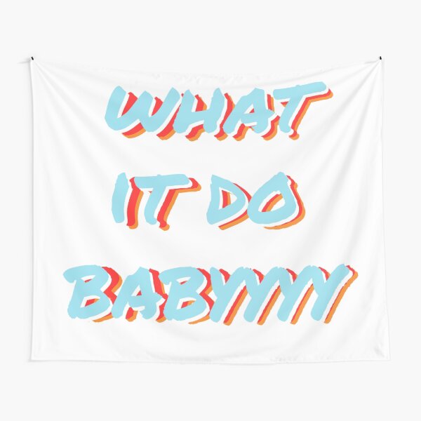 blue what it do baby Tapestry