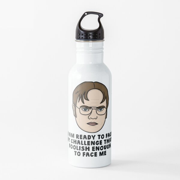 Dwight The Office Quote Water Bottle
