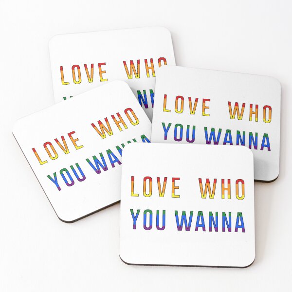 Item preview, LOVE WHO YOU WANNA (BLACK OUTLINE) designed and sold by SZN LR.