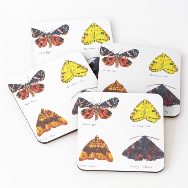 Item preview, British moths  designed and sold by sadnettles.