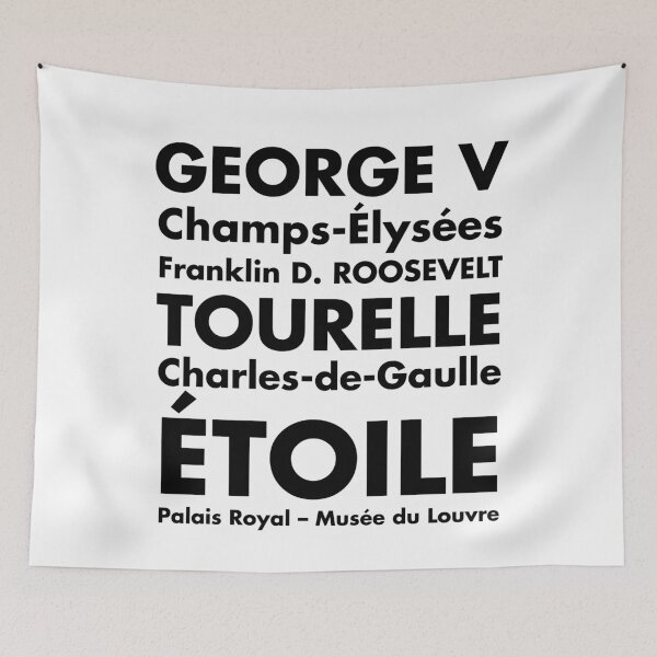 Item preview, Paris Subway Sign, Métro de Paris Line 1 designed and sold by NordicStudio.