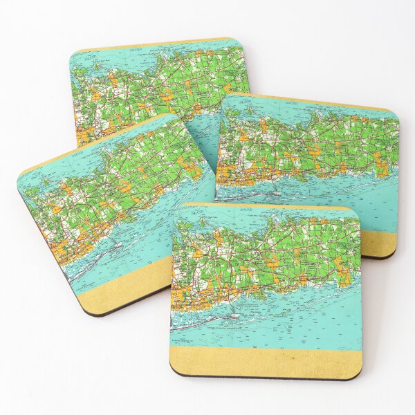 Item preview, Nueva York Vintage Mapa Antiguo Mapa Colorido designed and sold by drawspots.