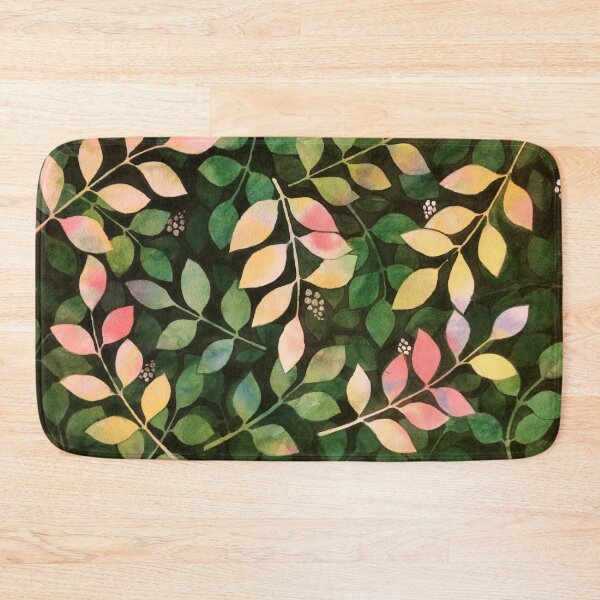 Item preview, Colorful Leaves Watercolor Art  designed and sold by Oirabot.