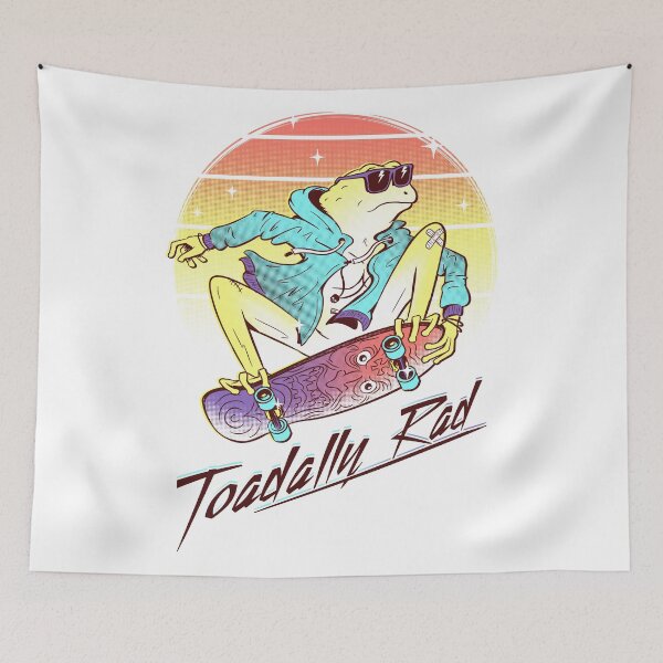 Item preview, Toadally Rad Retro Skater designed and sold by Gamma-Ray.