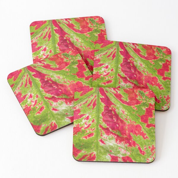 Item preview, Florida Beauty Caladium Leaf Pattern Closeup designed and sold by Chee Sim.