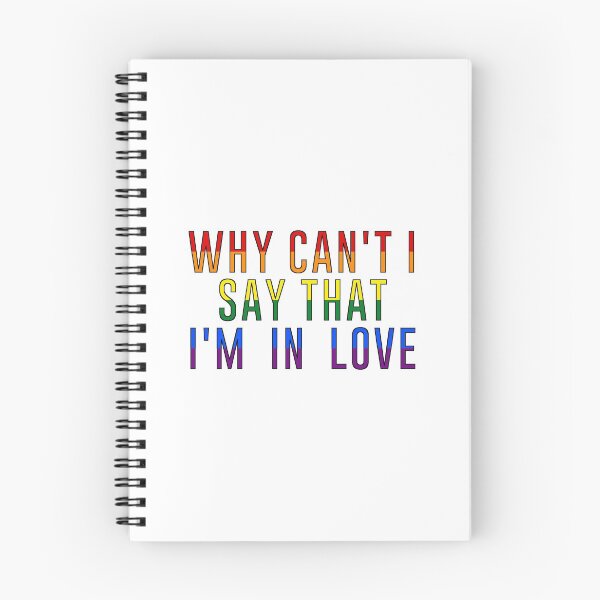 Item preview, WHY CAN'T I SAY THAT I'M IN LOVE (BLACK OUTLINE) designed and sold by SZN LR.