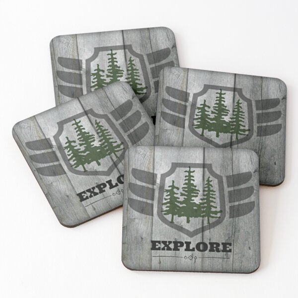 Item preview, Explore / North Country / Cottagecore / Cabin Life / Lake Life / Wanderlust / Pine Trees designed and sold by artenvironments.