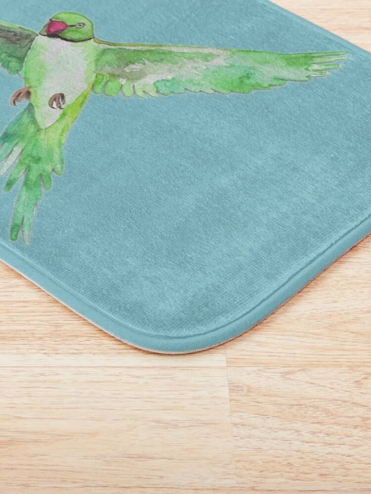 Alternate view of Indian Ringneck Parakeet Bath Mat
