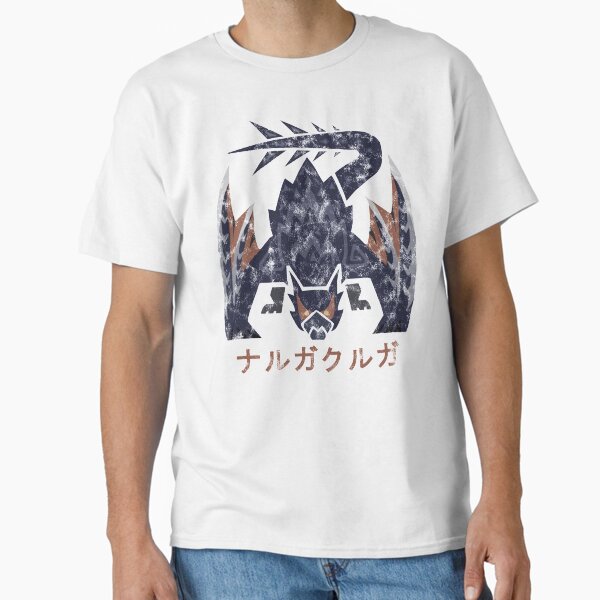 Vista previa del artículo con la obra «Monster Hunter World Kanborne Nargacuga Kanji Icon», diseñado y vendido por Stebop Designs.