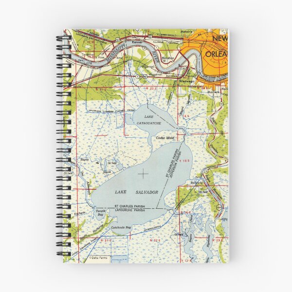 Item preview, New Orleans Old Vintage Map designed and sold by drawspots.