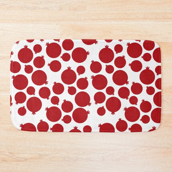 Item preview, Red White Pomegranate pattern designed and sold by sigdesign.