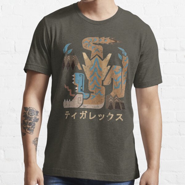 Monster Hunter World Iceborne Tigrex Kanji Icon Essential T-Shirt
