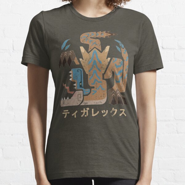 Monster Hunter World Iceborne Tigrex Kanji Icon Essential T-Shirt