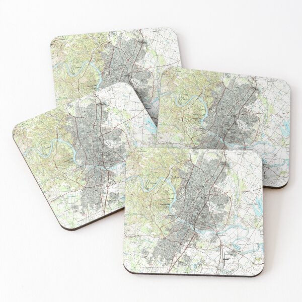 Item preview, Old Austin USA map designed and sold by drawspots.