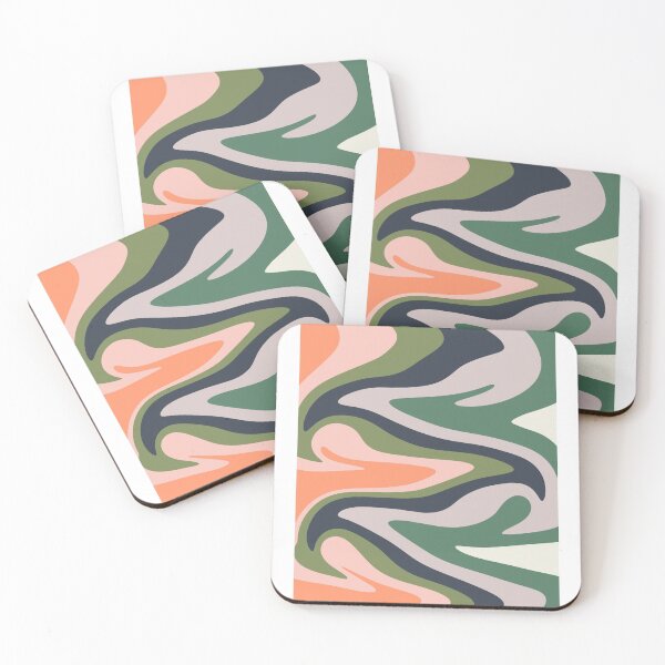 Item preview, Orange, Pink, Green, and Purple Liquid Art  designed and sold by kjcrafted.