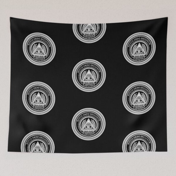 Item preview, Illuminati New World Order Eye Triangle Black designed and sold by Bebichic.