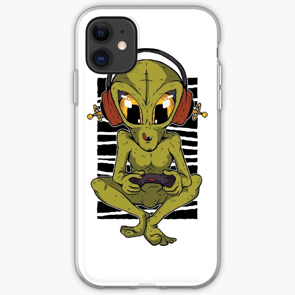"Gaming Alien" iPhone Case & Cover by Blacklasch Redbubble
