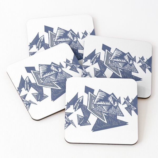 Item preview, Blue Triangulation designed and sold by Nealoc.
