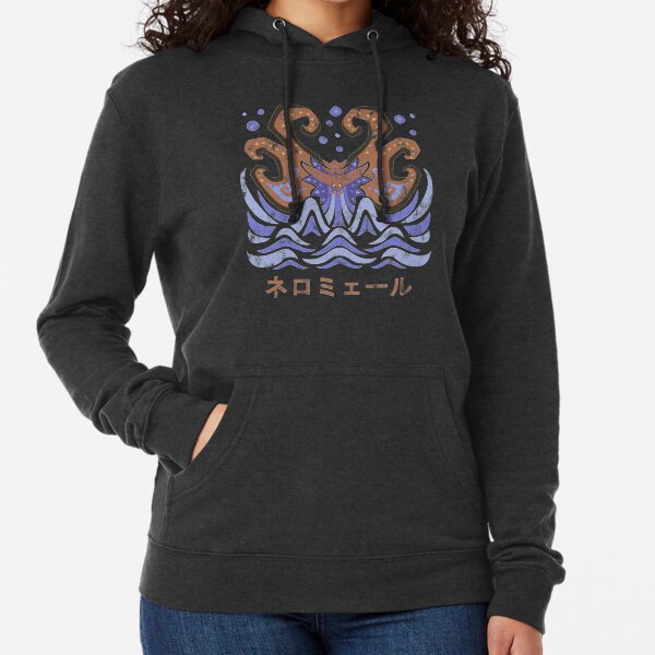 Monster Hunter World Iceborne Namielle Kanji Icon Lightweight Hoodie