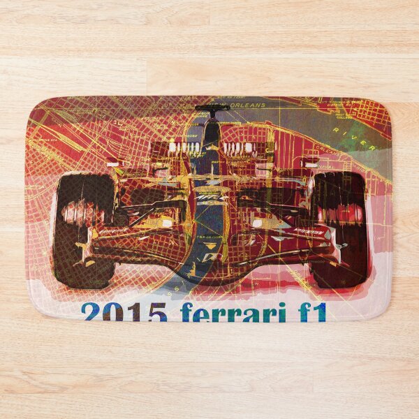 Item preview, 2015 Ferrari F1 Formula 1 Race Car on New Orleans Map designed and sold by drawspots.